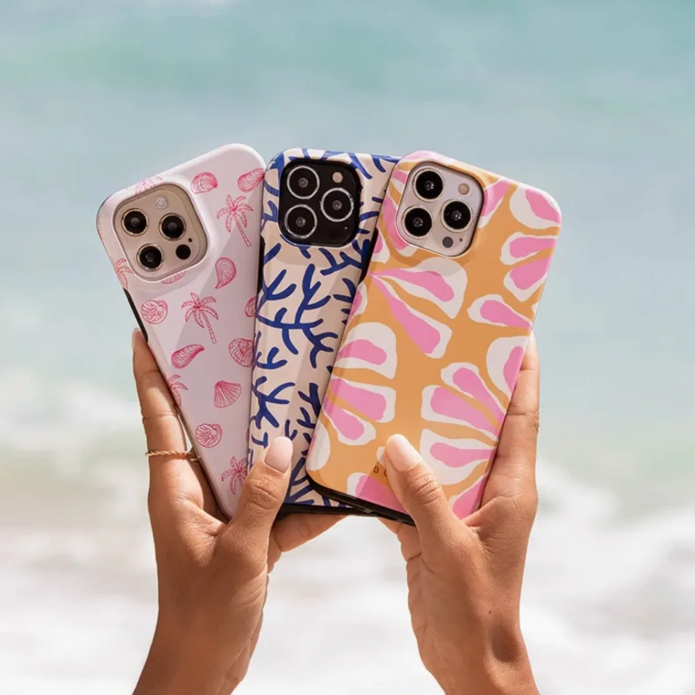 🌸 BURGA 🌸 APPLE IPHONE 15 PRO PHONE CASE - ALOHA TOUGH MAG SAFE